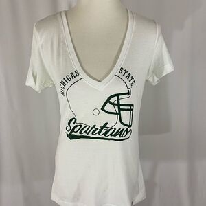 Nike Michigan State V Neck Football Tee